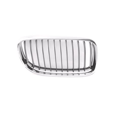 BMW 3 Series E91 2009 2011 RH Grille, Matte Black, With Chrome Moulding, TUV Approved