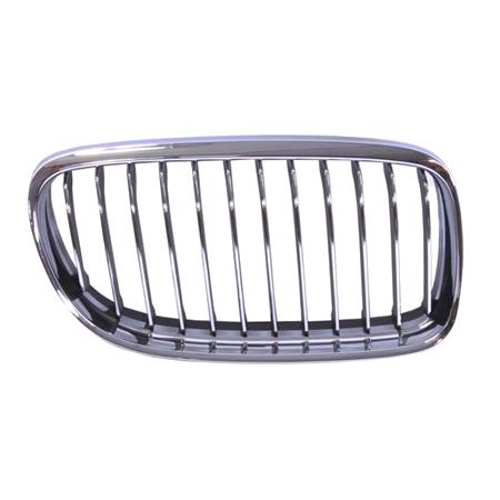 BMW 3 Series E91 2009 2011 RH Grille, Chrome, With Chrome Moulding, TUV Approved
