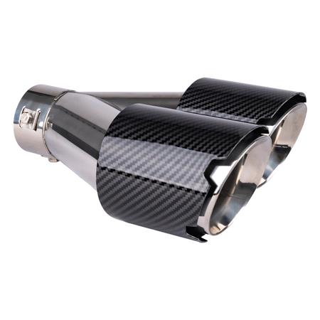 Exhaust Silencer Tip Stainless Steel   Carbon