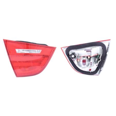 Left Rear Lamp (Inner, On Boot Lid, LED, Saloon Models Only, Original Equipment) for BMW 3 Series 2009 2011