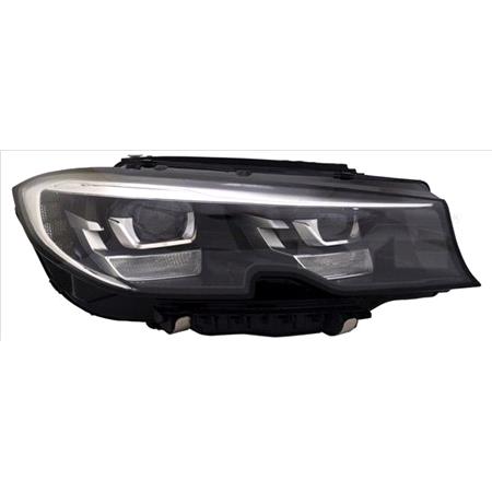 Right Headlamp (LED, With Adaptive Lighting / Extended Scopes, Supplied Without LED Modules) for BMW 3 2019 2022