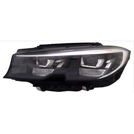 Left Headlamp (LED, With Adaptive Lighting / Extended Scopes, Supplied Without LED Modules) for BMW 3 2019 2022