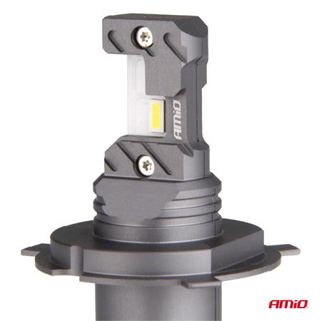 AMIO Hybrid series 12V 60W H4/H19 6000K Twin Pack Canbus LED Bulbs for Bmw 3 Series Saloon 1975   1983