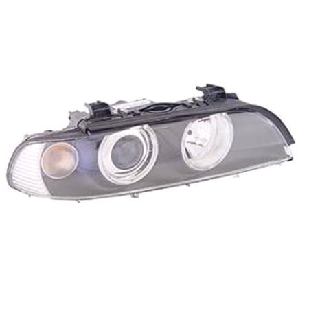Right Headlamp (Halogen, With Clear Indicator, Original Equipment) for BMW 5 Series Touring 2001 2003