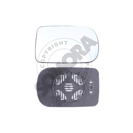 Left / Right Blue Wing Mirror Glass (heated) and Holder for BMW 5, 1995 1997 (pre facelift models only)
