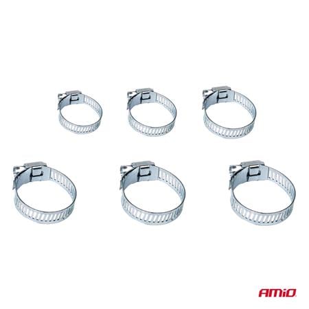 AMIO Steel Hose Clamps   Set of 34