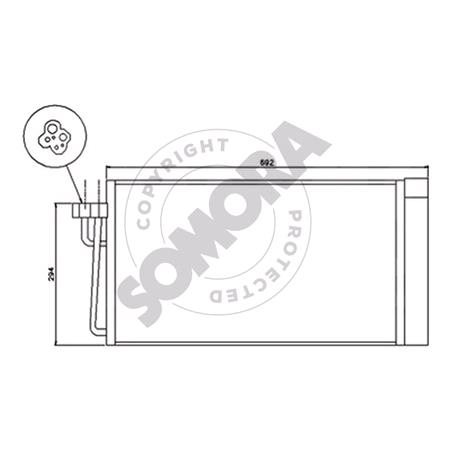 Somora Air Conditioning Condenser   041360A