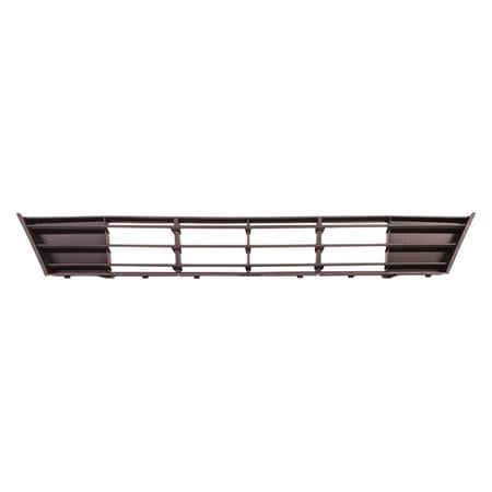 BMW 5 Series, F10, 2013 2017 Front Bumper Grille, Centre Section, Matte Black, Not For M Tech Bumpers