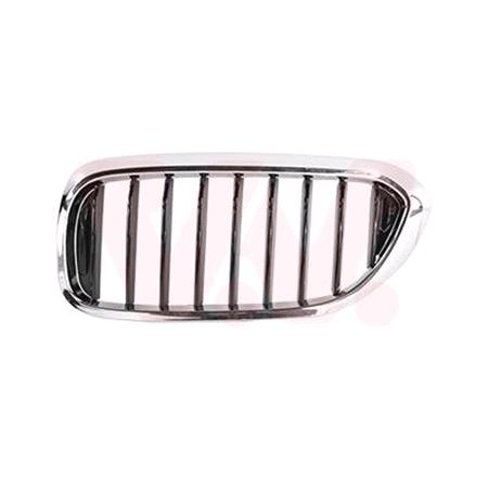 BMW 5 Series G30/31 2017 2020 LH Grille, With Chrome Frame, With Black Vanes, For M Sport Models