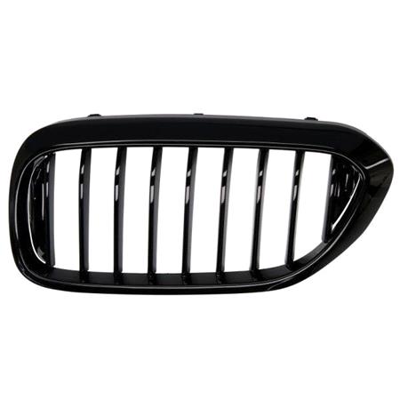 BMW 5 Series G30/31 2017 2020 LH Grille, With Gloss Black Frame, With Black Vanes, For M Sport Models