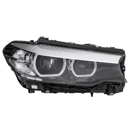 Right Headlamp (Full LED, Supplied Without Control Modules, Original Eqiupment) for BMW 5 Series 2017 on