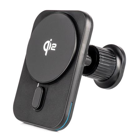Fast Magnetic Wireless Vent or Dashboard Car Charger Qi2 15W