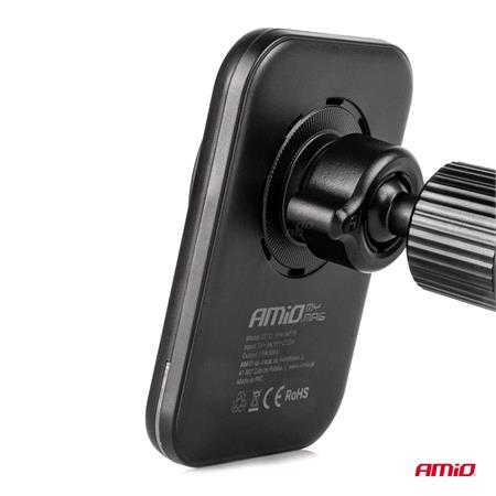 Fast Magnetic Wireless Vent or Dashboard Car Charger Qi2 15W
