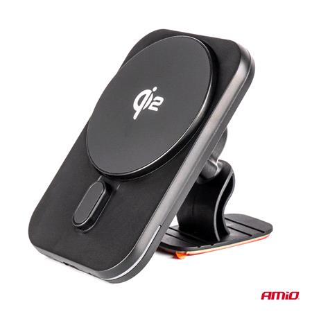 Fast Magnetic Wireless Vent or Dashboard Car Charger Qi2 15W