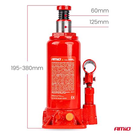 5 Tonne Hydraulic Bottle Jack