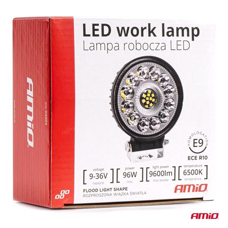 Work Lamp AWL62 96W 6500K 9600lm 9 36V