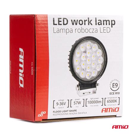 Work Lamp AWL65 57W 6500K 10000lm 9 36V