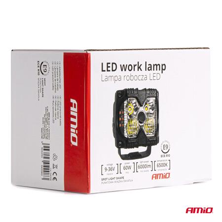 Work Lamp AWL67 60W 6500K 6000lm 9 36V