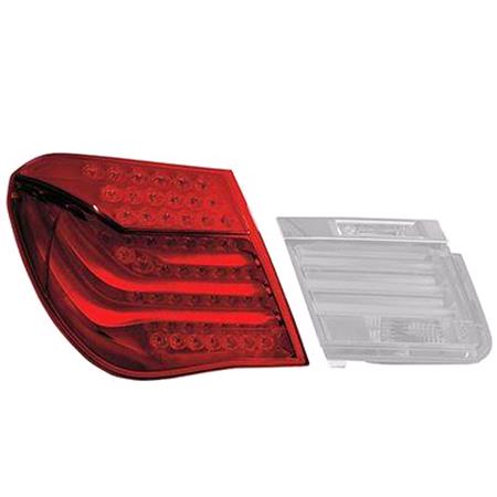 Left Rear Lamp (Outer, On Quarter Panel, LED, Original Equipment) for BMW 7 Series 2008 to 2013
