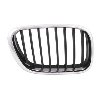 Bmw X5 Series E53 2000 2003 Grille R.H. (Drivers Side), Chrome