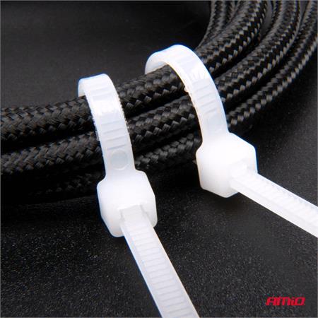 White Cable Ties 2.5×150mm   Pack of 100