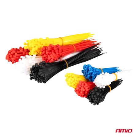 Multicoloured Plastic Cable Ties   Set of 1000