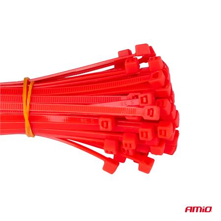 Multicoloured Plastic Cable Ties   Set of 150