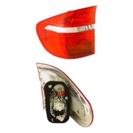 Left Rear Lamp (Outer, On Quarter Panel, Original Equipment) for BMW X5 2007 on