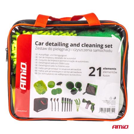 AMIO Large Car Detailing and Cleaning Kit   21 Piece