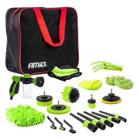 AMIO Large Car Detailing and Cleaning Kit   21 Piece