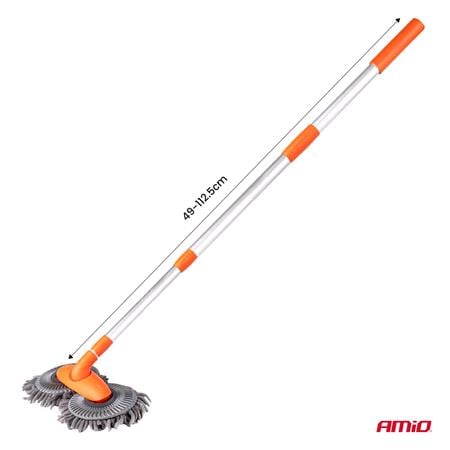 AMIO Rotating Telescopic Brush 49 112cm