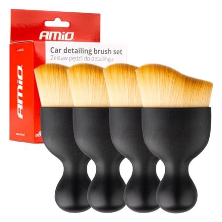 AMIO Car Detailing Brushes   Set of 4