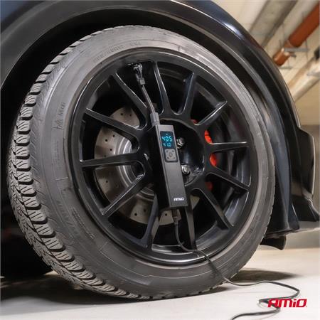 AMIO Automotive Air Compressor with LED Display, 12V, 100W