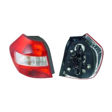Left Rear Lamp (Standard With Clear Indicator, With Bulbholder And Bulbs, Original Equipment) for BMW 1 Series 5 Door 2004 2007