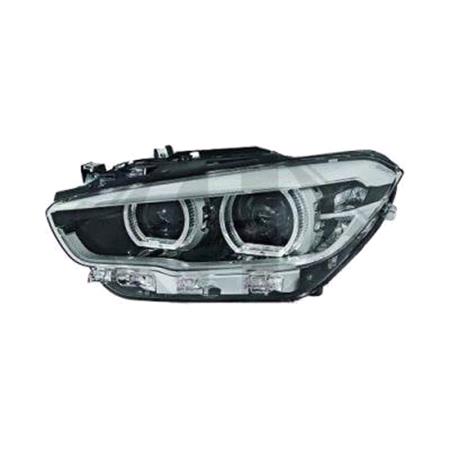 Left Headlamp (LED, Without Curve Light, With LED Daytime Running Light, Supplied Without LED Modules, Original Equipment) for BMW 1 Series 3 Door 2015 2019