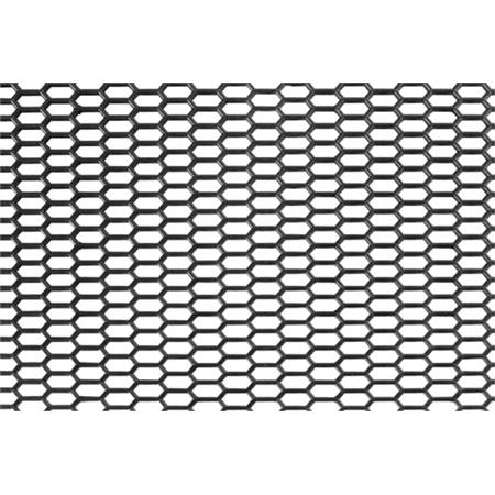 Original Look, PP ventilation grill   Hexagon 15x35 mm   120x40 cm   Black