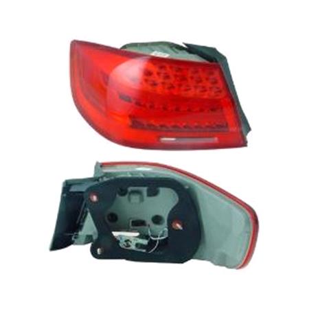 Left Rear Lamp (Outer, On Quarter Panel, LED, Coupe Only) for BMW 3 Series Coupe 2010 2013