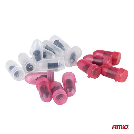 AMIO Tyre Puncture Repair Kit with Screwdriver   Pack of 17