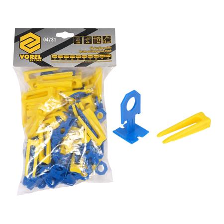 Tile Leveling System 2mm   Pack of 50+50