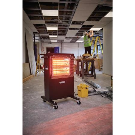 Draper 04746 110V Infrared Cabinet Heater, 2.4kW, 8188 BTU