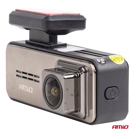 AMIO Front and Rear Dash Camera Kit 4K + 2K UHD, WIFI, 3.2" LCD Screen