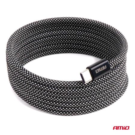 Magnetic USB Cable, USB C to USB C, 60W   200cm