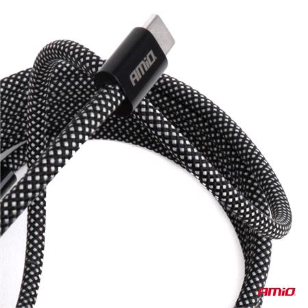 Magnetic USB Cable, USB C to USB C, 60W   200cm