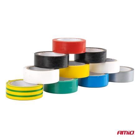 Multicolour PVC Electrical Tapes 18mm x 5.5m x 0.13mm   Pack of 10