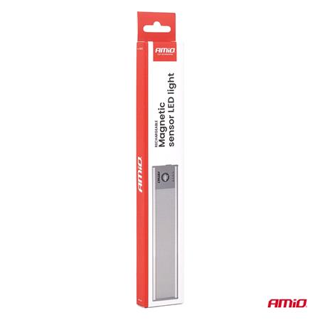 Rechargeable Magnetic LED Lamp with Motion Sensor, 1.2W, 1000mAh, 23cm
