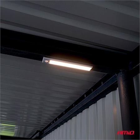 Rechargeable Magnetic LED Lamp with Motion Sensor, 1.2W, 1000mAh, 23cm
