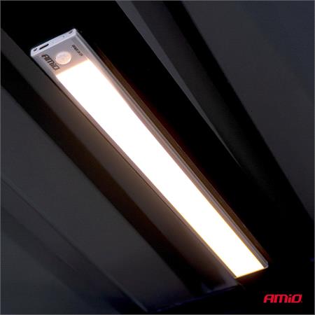 Rechargeable Magnetic LED Lamp with Motion Sensor, 2W, 1500mAh, 40cm