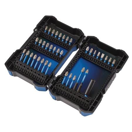 Draper Expert 04929 Impact Screwdriver Bit Set, 1/4" Hex (38 Piece)