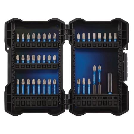 Draper Expert 04929 Impact Screwdriver Bit Set, 1/4" Hex (38 Piece)