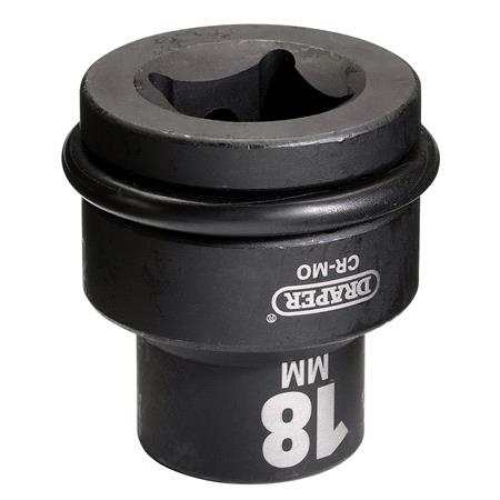 Draper 04999 Hi TORQ Impact Socket, 3/4" Sq. Dr., 18mm